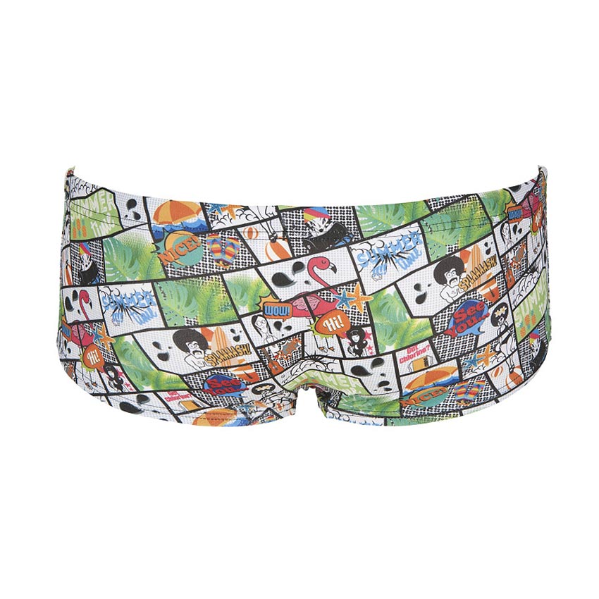 Arena Mens Summer Comics Low Waist Swim Shorts