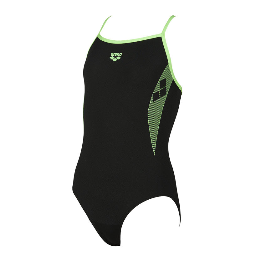 Arena Demetra Girls Black Swimsuit
