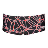 Black Red Arena Carbonics Pro Low Waist Shorts