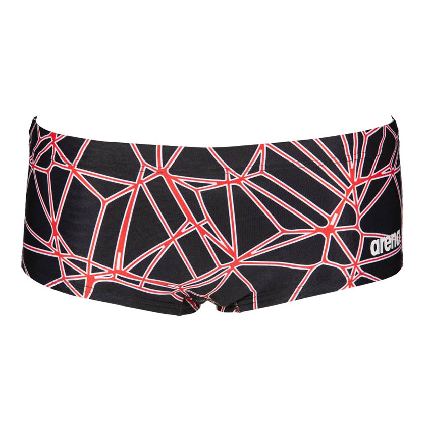 Black Red Arena Carbonics Pro Low Waist Shorts
