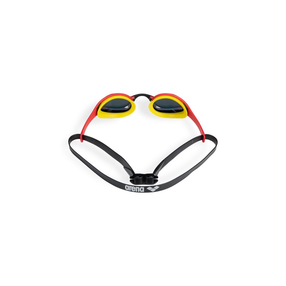 Arena Cobra Ultra Swipe Mirror Goggle - Gold / Red