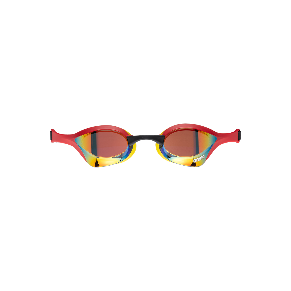 Arena Cobra Ultra Swipe Mirror Goggle - Gold / Red