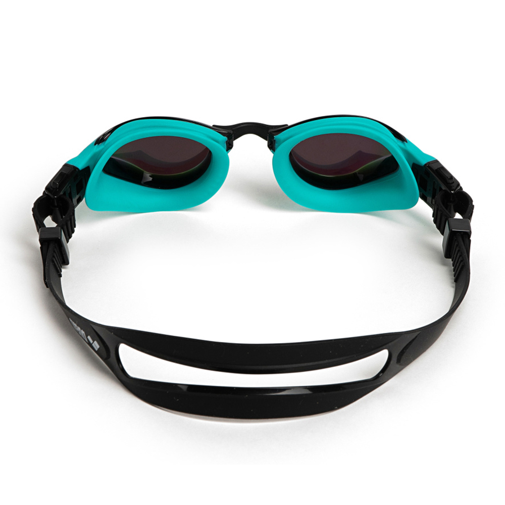 Arena Cobra Tri Swipe Mirror Goggles - Emerald Peacock