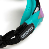 Arena Cobra Tri Swipe Mirror Goggles - Emerald Peacock