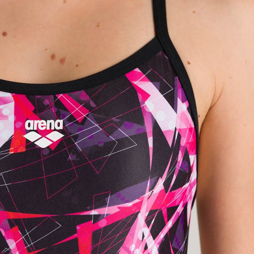 Pink Arena Night Lights Swimsuit