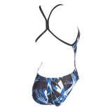 Blue Arena Night Lights Swimsuit
