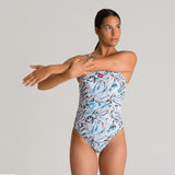 Arena Floral Logo REVERSIBLE Swimsuit