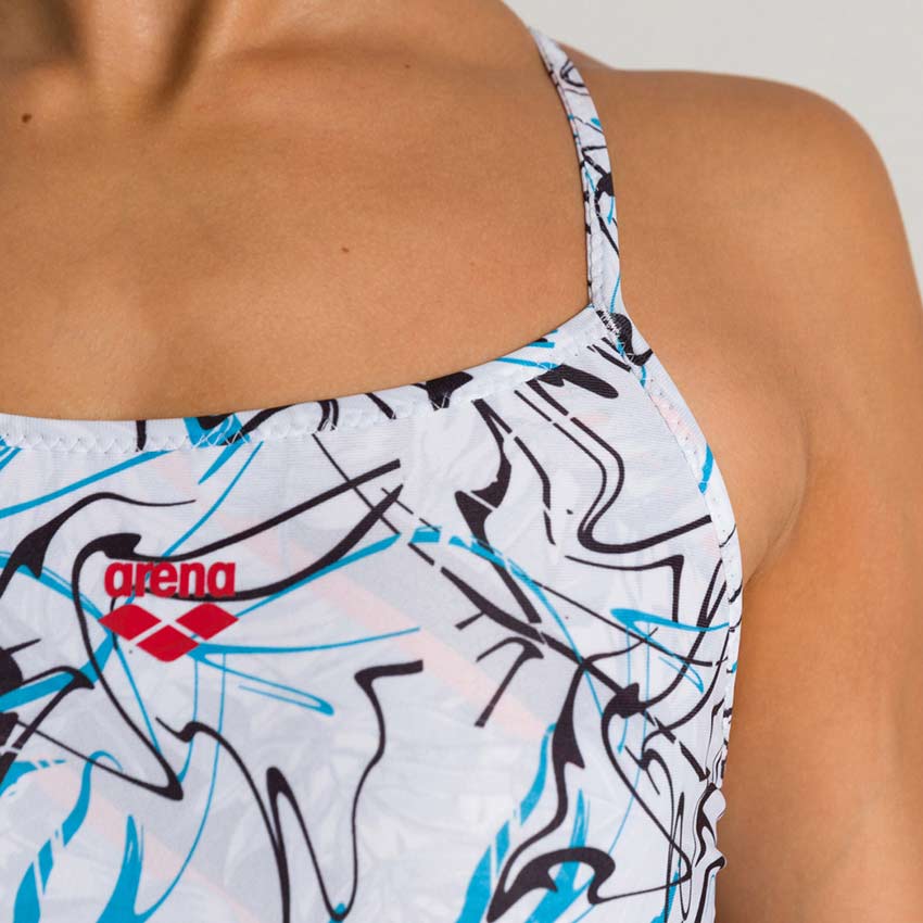 Arena Floral Logo REVERSIBLE Swimsuit