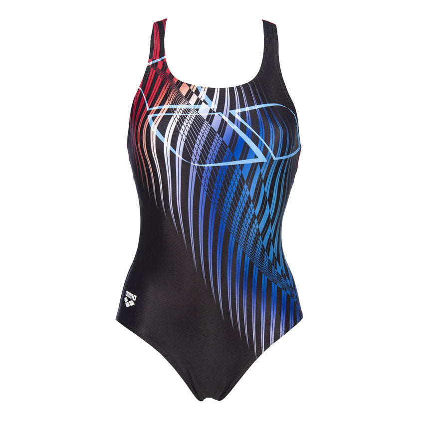 Black Arena Optical Waves Swimsuit