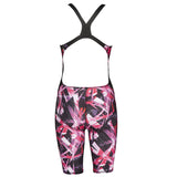 Pink Arena Light Lights Legged Swimsuit