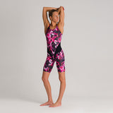 Pink Arena Night Lights Legged Swimsuit