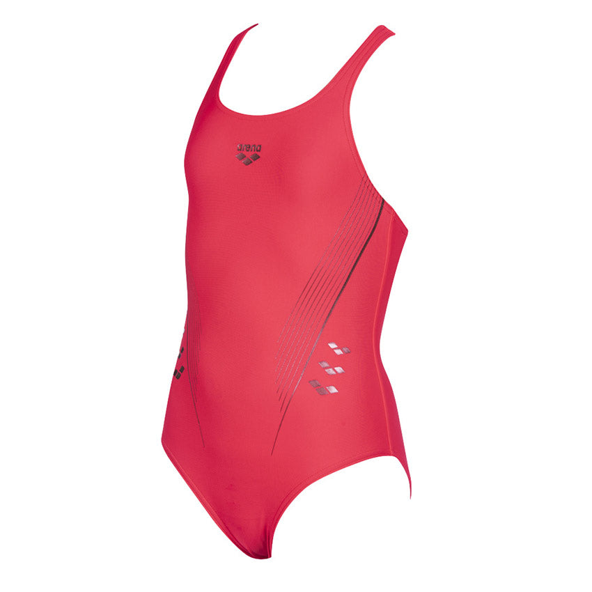 Arena Girls Chameleon Red Swimsuit