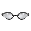 Silver Black Arena Airspeed Mirror Goggles
