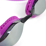 Silver/Purple Arena Airspeed Mirrored Goggles