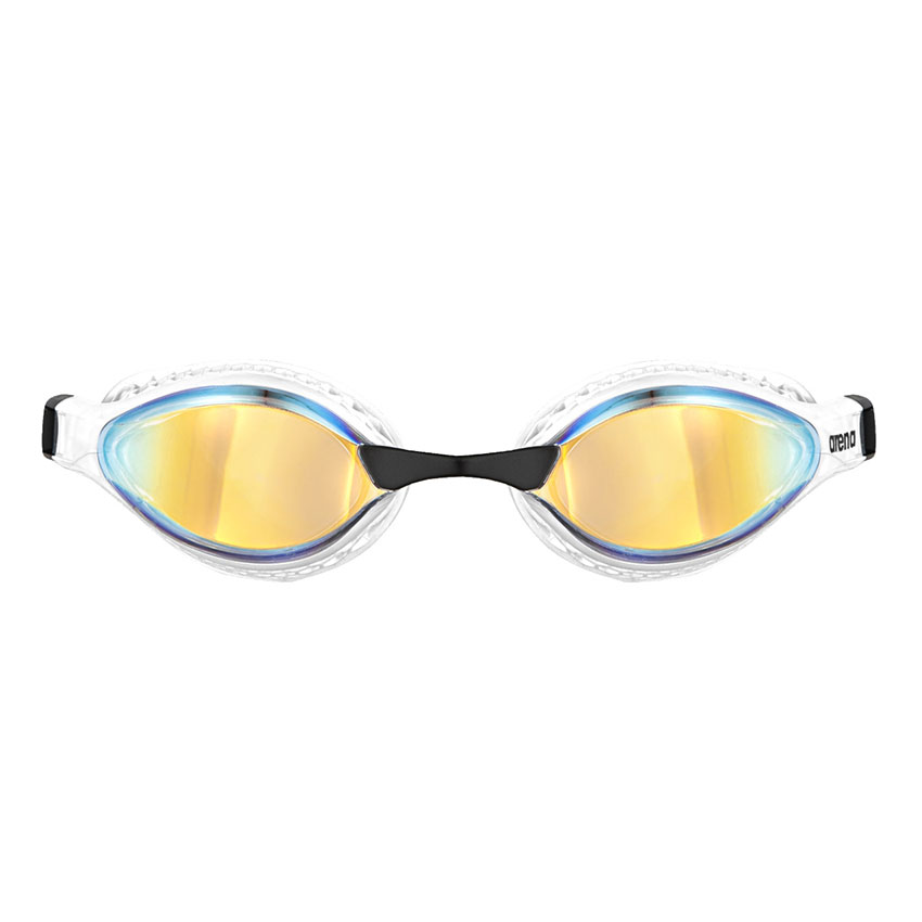 White Arena Airspeed Mirror Goggles - Yellow Copper