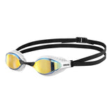 White Arena Airspeed Mirror Goggles - Yellow Copper