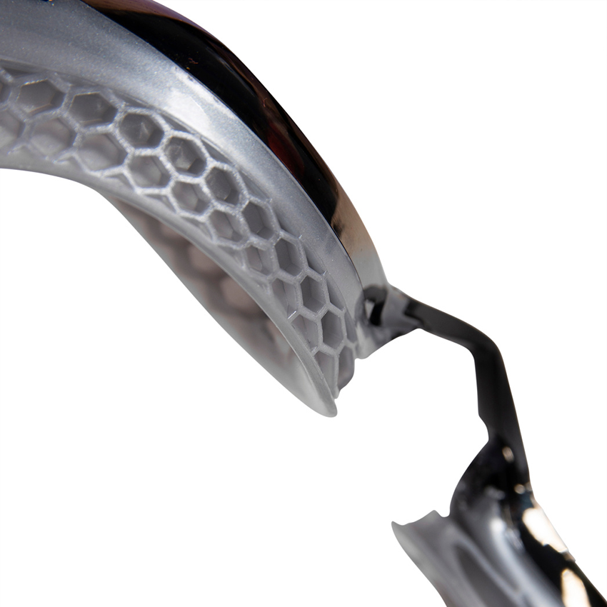 Blue Arena Airspeed Mirrored Goggles - Silver