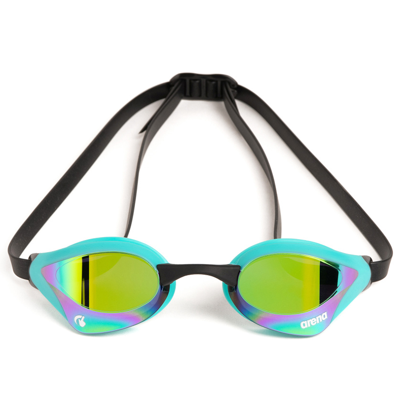 Emerald - Peacock Arena Cobra Core Swipe Mirror Goggles