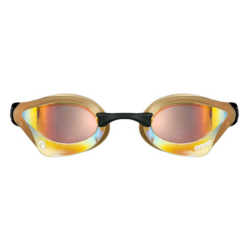 Yellow-Copper Gold Arena Cobra Core Swipe Goggles