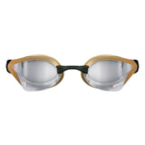 Silver Gold Arena Cobra Core Swipe Goggles