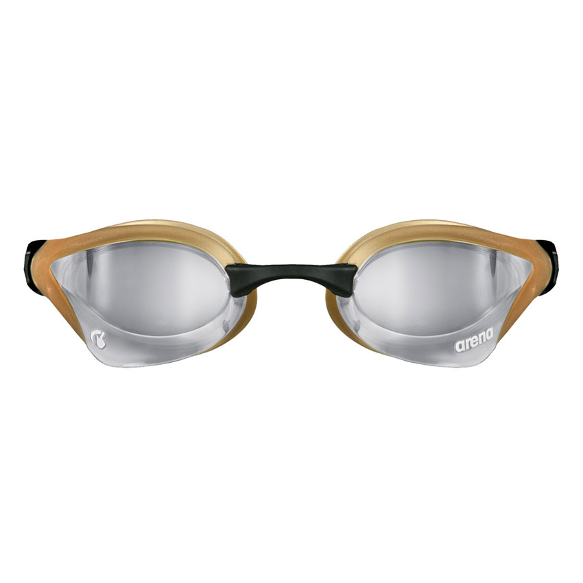 Silver Gold Arena Cobra Core Swipe Goggles