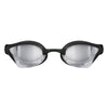 Silver Black Arena Cobra Core Swipe Goggles