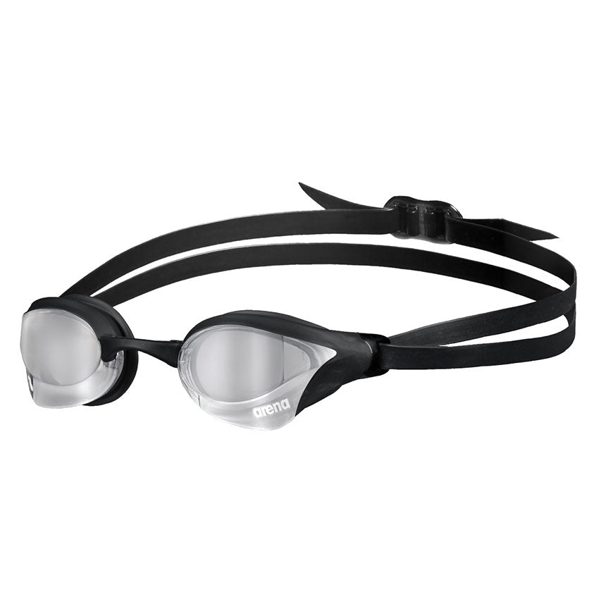 Silver Black Arena Cobra Core Swipe Goggles
