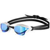 Blue White Arena Cobra Core Swipe Mirror Goggles