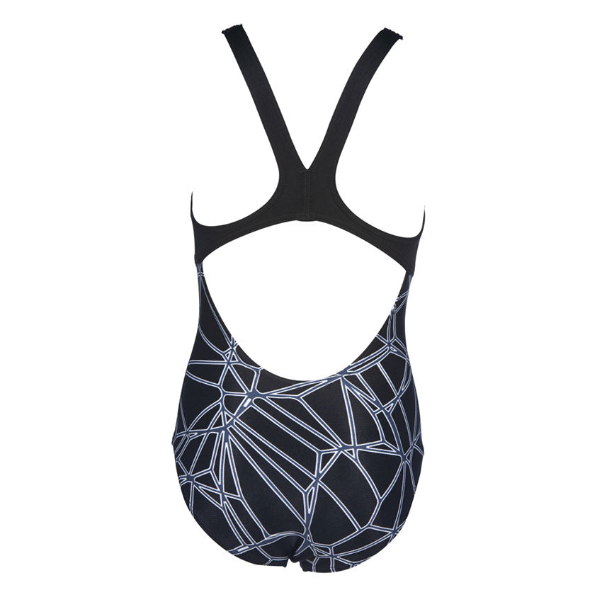 Arena Black Carbonics Girl's Swimsuit