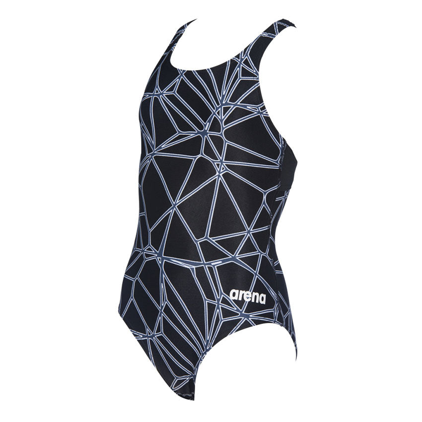 Arena Black Carbonics Girl's Swimsuit