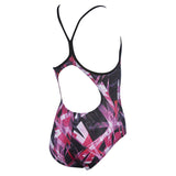 Arena Night Lights Girl's Swimsuit - Pink