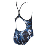 Arena Night Lights Girl's Swimsuit - Blue