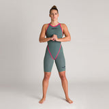 Army Green Arena Carbon Core FX Suit (CLOSED BACK)