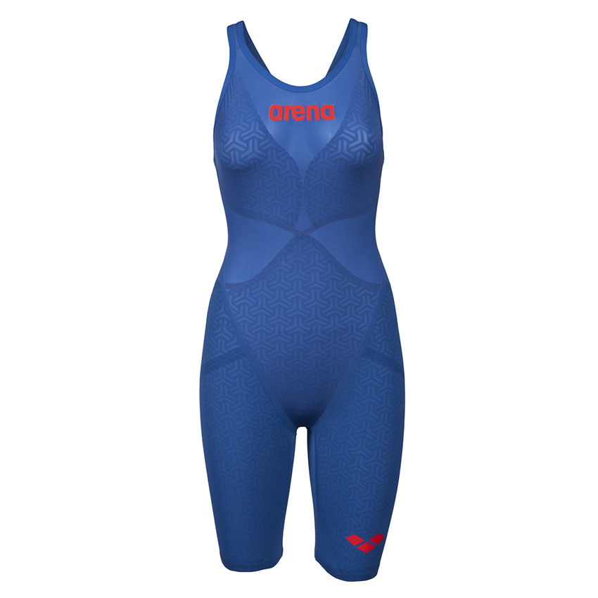 Arena Carbon Glide CLOSED BACK Suit - Blue