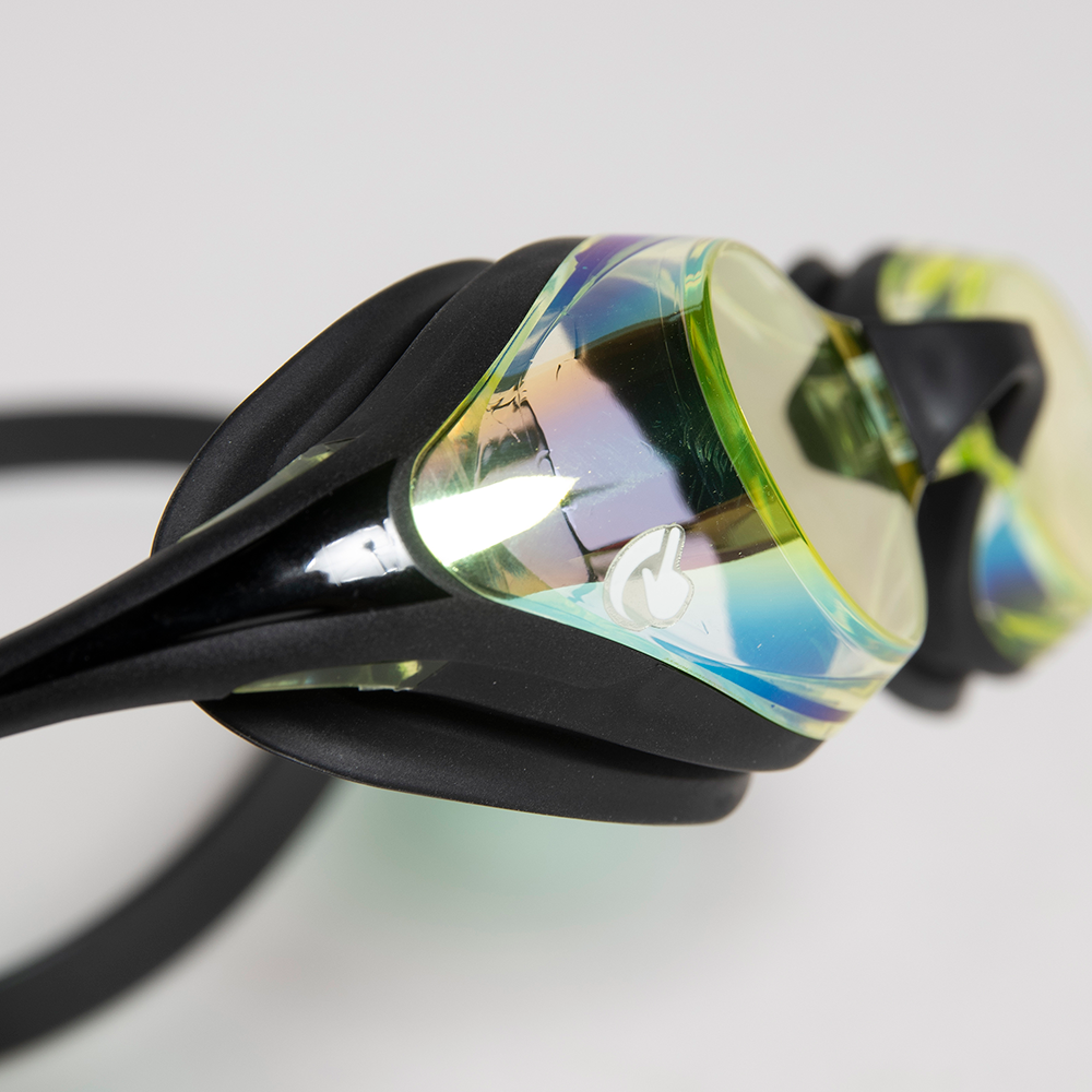 Arena Cobra Swipe Mirrored Yellow Copper / Black