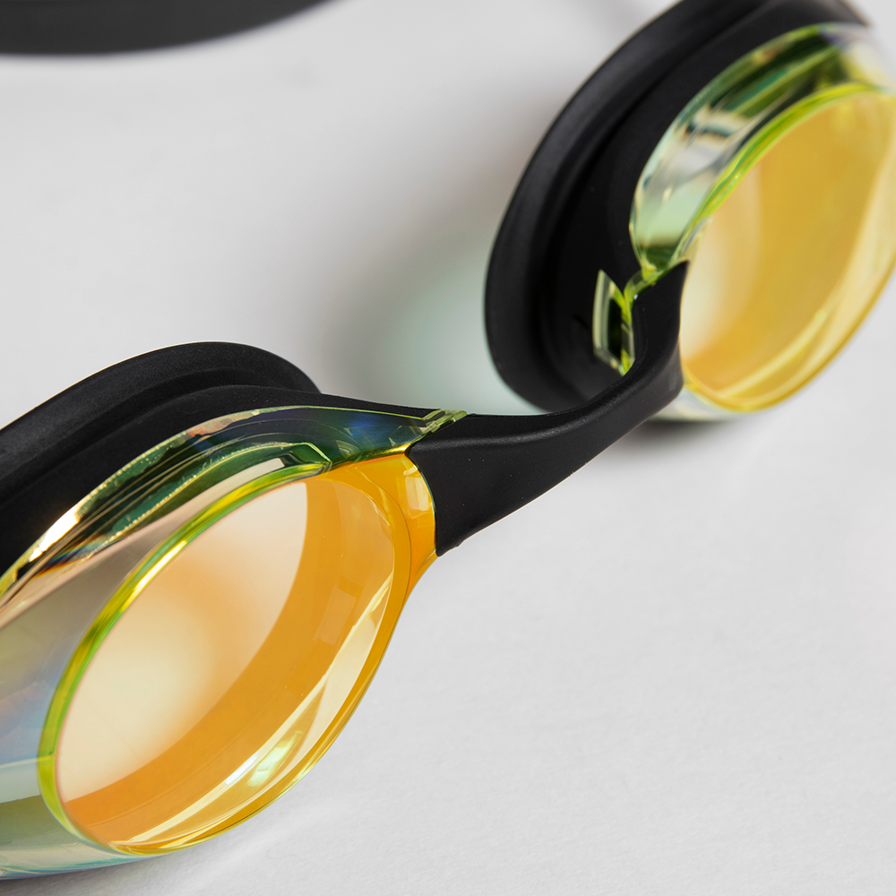 Arena Cobra Swipe Mirrored Yellow Copper / Black