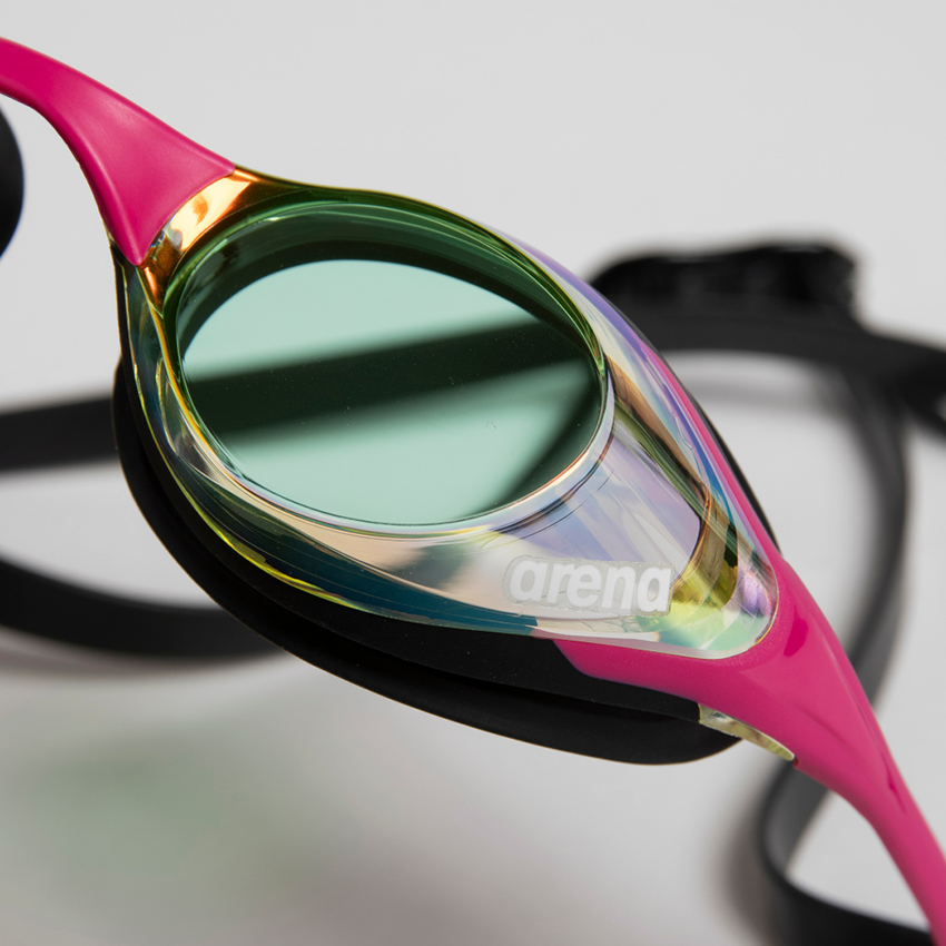 Arena Cobra Swipe Mirrored Yellow Copper / Pink