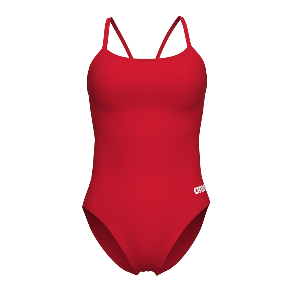 Arena Lace Back Red Swimsuit
