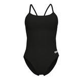 Arena Lace Back Black Swimsuit