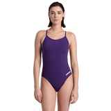 Arena Lace Back Purple Swimsuit