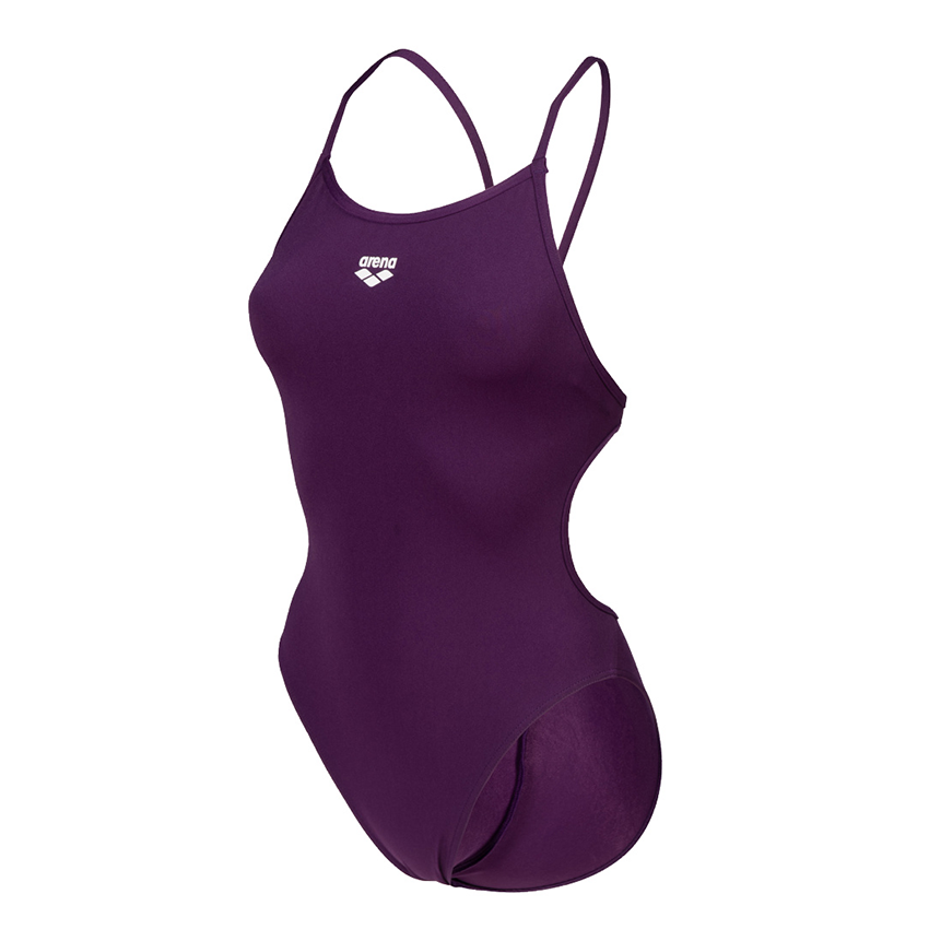 Arena Lace Back Plum Swimsuit