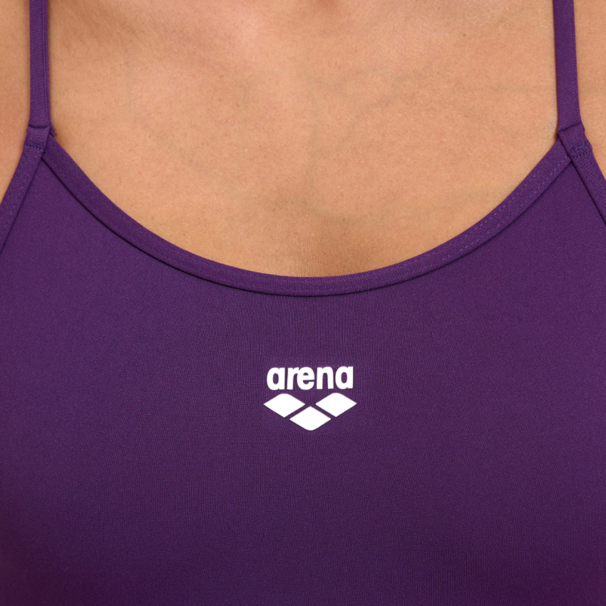 Arena Lace Back Plum Swimsuit