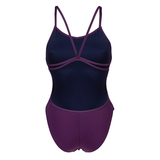 Arena Lace Back Plum Swimsuit