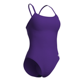 Arena Lace Back Purple Swimsuit
