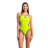 Arena One Double Cross Lime Swimsuit
