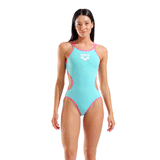 Arena One Double Cross Water Blue Swimsuit