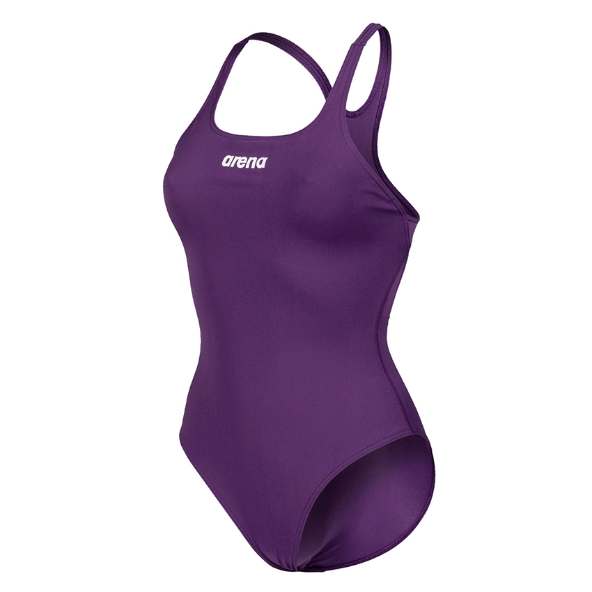 Arena Team Solid Pro Plum Swimsuit