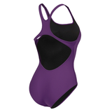 Arena Team Solid Pro Plum Swimsuit