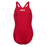 Arena Pro Solid Girls Swimsuit - Red