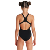 Arena Pro Solid Girls Swimsuit - Black